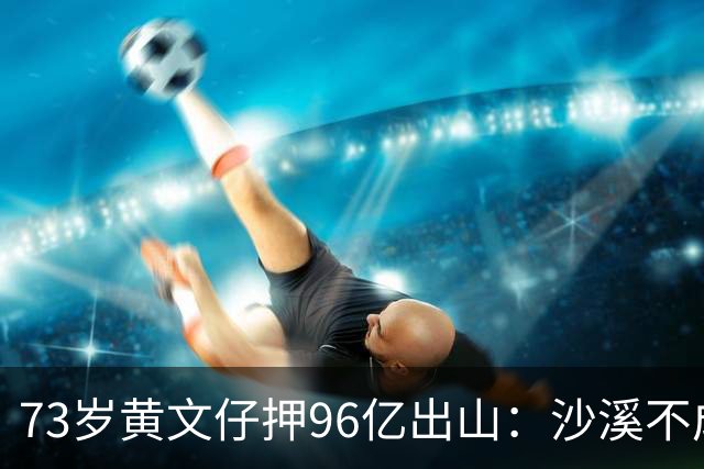 73岁黄文仔押96亿出山：沙溪不成，我永远退出旧改